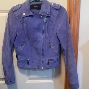Vero Moda Purple Suede Women’s Jacket - Tailored Back Panel